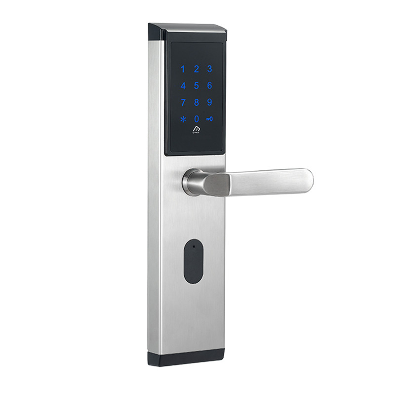Механичка лозинка за закључавање врата Деадболт кодна брава Комбинована брава за закључавање додиром шифра бакрене мат црне тастатуре (4)